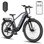 Electric Bike for Adults 1300W Peak, 48V 20AH/35AH/45AH Battery, 28MPH 80-180Miles Range 27.5'' Step-Thru/Step-Over Ebikes for Adults with Torque Sensor,Hydraulic Brake,Anti-Theft, APP & UL