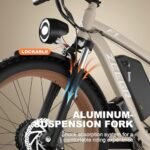 Electric Bike for Adults,2 * 1000W Dual Battery e Bike 48V 23AH with Hydraulic Shock Absorber 35MPH,26”x4” Fat Tire Electric Bicycle for Snow Beach Mountain Off Road Commuter - Image 5