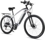 E·Bycco 29'' 1000W Motor Electric Bike for Adults 32MPH with 48V 17.5AH Battery Up to 65 Miles 7Speed Mountain Ebike, Pedal Assist Throttle Class 3 Electric Bicycle for Commuter E Bike