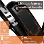 ZNH Electric Bike for Adults, 350W Ebike Full Suspension 26'' Electric Mountain Bike 36V/48V 13Ah Removable Battery, E Bike 7-Speed - Image 3