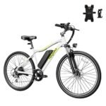 Heybike Race Max Electric Bike for Adults with 750W Peak Motor, 28mph Max Speed, 600WH Removable Battery Ebike, 27.5" Electric Mountain Bike with 7-Speed and Front Suspension