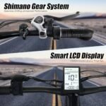 VARUN E Bikes for Men - Peak 750W Ebikes for Adults - Fat Tire Electric Bike Up to 25MPH 60+ Miles with 48V 13AH Removable Battery - 26" Electric Mountain Bike Features 7-Speed, Lockable Suspension - Image 5