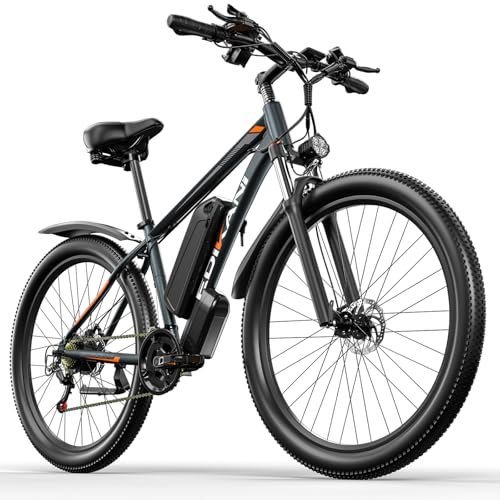 Version 1.0.0 Electric Bike for Adults, 29" Ebike with Peak 1000W Brushless Motor, 34MPH 17.5Ah 840Wh Electric Mountain Bike, 70 Miles Electric Bicycle for Commuter, Lockable Front Fork Suspension, 21-Speed Gears - Image 1