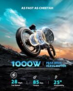 P5 II/P5 Electric Bike for Adults Peak 1700W/1000W 28-32Mph 48V 20Ah Fat Tire Electric Bike 24*4.0 Long Range Electric Bicycle Full Suspension Electric Mountain Bike 7 Speed Ebike Men E Bikes - Image 3