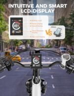 Jasion Roamer ST Electric Bike for Adults, 1200W Peak Motor Max 62miles & 28MPH City Cruiser Ebike,26'' Commuter Ebike, 528WH Removable Battery,7-Speed Electric Bicycles, Front Suspension Bicycles - Image 4