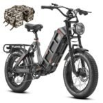 Juliet/JulietⅡ(2024 Upgraded) 48V/52V 60Ah Peak 1200W/Peak 1700W Electric Bike Up to 200 Miles Long Range Electric Bike 20 * 4.0 Fat Tire Electric Bike Full Suspension Adult Electric Bicycles