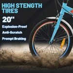 ECOTRIC Step-Through-2 20" Folding Electric Bicycle Powerful 350W Motor 36V/12.5AH Removable Lithium Battery City Bike Alloy Frame Ebike LED Display - 90% Pre-Assembled - Image 4