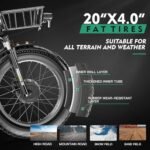 DoCred Electric Tricycle for Adults, 20" x 4" Fat Tire Electric Trike, 500W 48V Motorized Electric Bicycle Bikes, 7 Speeds 3 Wheels Ebike with Removable Battery, Aluminum Frame & Large Basket - Image 6