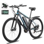 E·Bycco 29'' 1000W Motor Electric Bike for Adults 32MPH with 48V 17.5AH Battery Up to 65 Miles 21 Speed Mountain Ebike, Pedal Assist Throttle Class 3 Electric Bicycle for Commuter E Bike