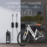 Electric Bike for Adults, 26 inch Step Thru Electric Bicycle with 36V Removable Battery and 7-Speed Gears, 500W Brushless Motor Cityrun Ebike Electric Street Bike - Image 5