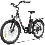Vivi Electric Bike for Adults 750W Peak Ebike with Removable Battery, 26'' Electric Commuter Bike 21.7MPH & 50 Miles Adult Electric Bicycles with Cruise Control, LCD Display, UL 2849 Certified