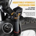 VELOWAVE Electric Bike 26" Fat Tire Ebike Electric Bike for Adults with 750w (Peak 1000W) Brushless Motor 48V 15AH Removable LG Cell with Lock& Bell - Image 5