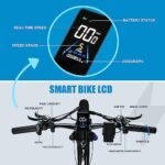 1000w Electric Bike Ebikes for Adults Electric Bike for Adults 48v 17.5ah Removable Battery 28MPH Electric Mountain Bike 21 Speed 26" Fat Tire Ebike Lockable Suspension Fork & Hydraulic Brakes - Image 5