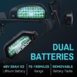 MEELOD Electric Bike Fat Tire Electric Bike Equipped with 1200w/2400w Dual Motor/Single Motor and 48v/40ah Or 48v/30ah Dual Batteries 35mph Electric Dirt Bike - Image 2