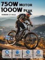 E·Bycco 29'' 1000W Motor Electric Bike for Adults 32MPH with 48V 17.5AH Battery Up to 65 Miles 21 Speed Mountain Ebike, Pedal Assist Throttle Class 3 Electric Bicycle for Commuter E Bike - Image 2