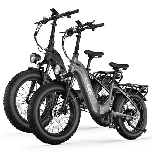Version 1.0.0 Electric Bike for Adults, 20" X4 Fat Tire Ebikes with 750w Brushless Motor, 48V 15AH Removable Battery, Step-Thru E Bicycle Bike up to 28MPH, 7-Speed, Knight - Image 1