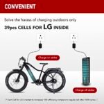 E-Scout, 750W Electric Bike Adults, Up to 60Miles Motor Ebike, 48V 15Ah Battery, 26'' Fat Tire 28MPH Men Women Bicycle for Snow Beach Mountain Off Road Commuter - Image 4