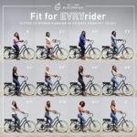 sixthreezero EVRYjourney Women's Electric Bike, Step-Through Touring Hybrid eBike, 250/500 Watt Motor, 26" Bicycle, Multiple Colors - Image 5