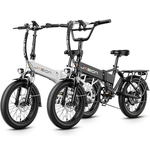 Version 1.0.0 Jasion EB7 2.0 Electric Bike for Adults, 1200W Peak Motor 28MPH Max Speed Folding Ebike, 48V 10AH Removable Battery, 20" Fat Tire with Dual Suspension, 7-Speed Electric Bicycles, UL Certifiled - Image 1
