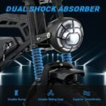 Electric Bike for Adults V20 V20PRO V20T, 1000/1500W 28/32MPH 48V 15/18AH E-Bike,20" x4.0 Fat Tire Electric Dirt Bike, Hydraulic/Disc Brake Full Suspension Electric Motorcycle - Image 6