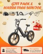 Corgi Electric Bike for Adults 960W, 48V 20Ah Battery Ebike, New Longitudinal Suspension Ebike, 20'' Fat Tire Full Suspension Mountain Ebike, 28MPH & 80Miles Range, LCD Display, 7 Speed - Image 2