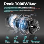 Eahora P5 Plus (Upgraded) Peak 1000W 20Ah Ebike for Adults, 28+mph 80-120Miles Full Suspension Electric Mountain Bike Unibody Magnesium Alloy Frame City Electric Bike for Multiple Scenarios - Image 3