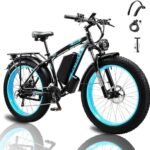 Electric Bike for Adult,1000W/2000W Electric Bicycle 48V 17.5AH/23AH,26''x4 Fat Tire Ebike for Adults Up to 27MPH/35MPH Hydraulic Disc Brake