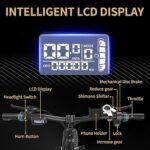 G20pro E-Bike for Adults, 1000W Motor 20" Fat Tire Electric Mountain Bike, Up to 30 MPH Foldable Electric Bicycle with 48V 12.8AH Removable Battery, Professional 7-Speed Gears - Image 5