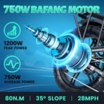 VITILAN i7 Pro Electric Bike Adults Folding 750W BA-FANG/E-iwol Motor Fat Tire Ebike Removable 16AH/20AH Cell Battery Full Suspension Electric Bicycle 8-Speed - Image 2