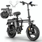 Z1 Electric Bike for Adults, Tomofree City Commuter Electric Bike 50 Miles, E Bikes for Adults Electric 1000w Motor, 3-Speed Electric Bicycles Enjoy Off-Road Riding with Rearview Mirror, LCD Display