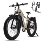 E-Scout PRO, 750W Peak 1000W Electric Bike Adults, 80Miles Motor Ebike, 48V 20Ah Battery, 26'' Fat Tire 28MPH Bicycle for Snow Beach Mountain Off Road Commuter