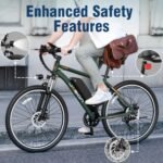 Jasion Electric Bike for Adults - 480 WH Removable Battery, 750 W Peak Motor, 20 MPH Max Speed, Commuting Ebike with LCD Display, 7-Speed E Bicycle with Dual Disc Brakes 27.5 Inch Tires - Image 6