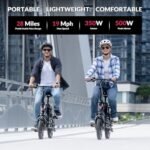 S14/S16 Electric Bike for Adults, Max 19/22 MPH Speed & 28/50 Miles Range (PAS), 500W/750W Peak Motor and Lightweight & Portable, Shock Absorbers Electric Bicycle, Foldable ebike for Adults - Image 2