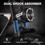 V93 Electric Dirt Bike 1500W Motor, 33MPH Speed, 48V 15 Battery, 28-60Miles Range, 20" Fat Tire Ebikes, Full Suspension & Disc Brake - Image 6