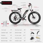 Himiway Cruiser Electric Bike, 750W 50 Miles 48V 15Ah Battery 26"x4" Fat Tire,25MPH Top Speed, 7 Speed, 350LBS Payload,UL Certified - Image 5