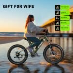 Electric Bike, 26" 4.0 Fat tire 750W Ebike for Adults, Mountain E Bike for Men Women, 48V 13Ah Removable Li-Ion Battery… - Image 6