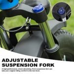 Electric Bike - 750W Motor Ebike for Adults, 26" Fat Tire Electric Bicycle, 48V 14.5AH Removable Battery, 28MPH Snow Beach Mountain E Bike, 7 Speed, LCD Display - Image 4