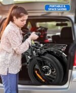 Electric Bike for Adults, 750W Folding Electric Bike, 20" x 4.0 Fat Tire All-Terrain, 48V 15AH Removable Battery for Electric Bike with 7 Speed for Adults with Rear Rack - Image 6