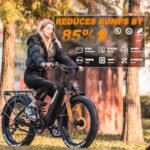 FREESKY Electric Bike for Adults 1600W Power Motor 48V 20 AH Ebike, Step-Thru Ebike up to 35MPH & 90Miles Max Range, 26'' Fat Tire Full Suspension Electric Bicycle for Man/Women - Image 2