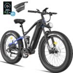 FREESKY Eurostar Ultra Electric Bike for Adults 1500W, 90 Miles & 48V 23Ah Removable Battery Ebike, 26" Fat Tire Adult Electric Bicycle, 35MPH Full Suspension Mountain Beach E Bike Off-Road E Bicycle