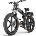 ENGWE X24/X26 1200W Electric Bike for Adults, 26" x 4.0 Fat Tire Folding Ebike with Single/Dual Removable Battery 48V 19.2AH/+10AH up to 62/94Miles & 31MPH