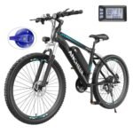 ANCHEER Electric Bike for Adults with 500W Motor[Peak 750W], 48V 499Wh Ebike, Up to 45 Miles, 3H Fast Charge, 26'' Gladiator Electric Mountain Bike, LCD Display, 21Speed, 22MPH Adults Electric Bicycle