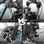 Folding Electric Bicycle for Adults, 20'' Fat Tire Ebike with 23AH Removable Battery, 2000W 32MPH Commuting Bike - Image 4