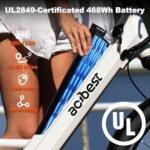 Core Electric Bike for Adults - 468Wh Removable Battery, 26 inch Step Thru Electric Bicycle, Peak 750W Brushless Motor Cityrun Ebike, with 7 Speed, Up to 50 Miles, E-Bikes - Image 3