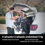 E300 Ebikes for Adults, 750W Electric Bike 30 Mph 48V 643Wh Removable Battery 50 Miles Max Range 20" x 4" Fat Tire Mountain Foldable Electric Bike for Snow Beach Commuting with 7 Speed - Image 6