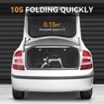 Jasion EB3 Electric Bike for Adults 21mph Folding Adults Electric Bicycles, 350W Brushless Motor, 36V 7.5Ah Battery, Center Suspension, 3 Levels Assist, 14" Foldable ebike for Adults and Teens - Image 5