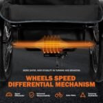 Triker Electric Bike, Peak 750W Brushless Motor Folding Trike Ebike, 720Wh Removable Battery, Step-Thru 3 Wheel Electric Bicycle, Up to 65 Miles, 20X3.0 Tire Tricycle for Adults - Image 7