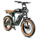 SAMEBIKE Electric Bike for Adults 37Mph 4000W Peak Electric Dirt Bike Motor Ebike 18Ah/36Ah 20" 4.0 Fat Tire Adult Electric Bicycles Full Suspension E-Bike