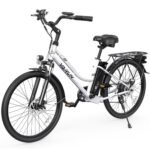 VARUN Electric Bike for Adults - 500W Electric Bicycle Up to 40 Miles, Removable Battery, 7-Speed, and Shock Absorber, Stylish 26" Ebike Suitable for Commuting