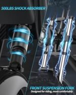 Electric Bike for Adult, 1000/1500W Motor 20 inch Fat Tire Ebike,Up to 30/33MPH & 50-70Miles,15/20AH Removable Battery, 7 Speed Gear Hydraulic Brakes Electric Motorcycle Bicycle - Image 5